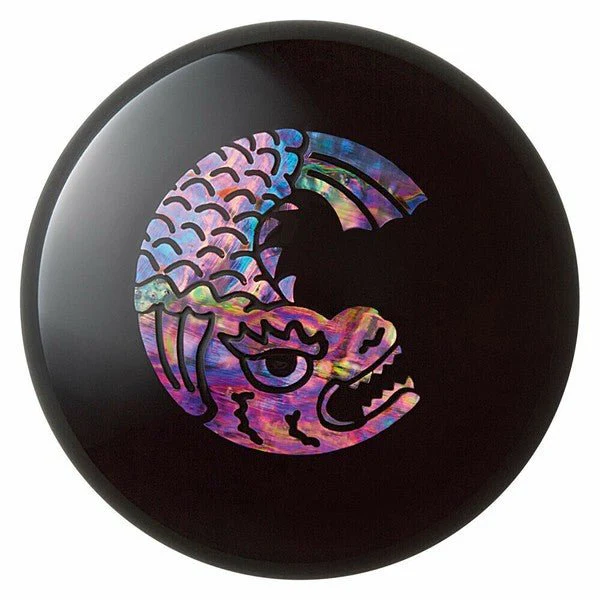 Takaoka Lacquerware Raden Finish Shachihoko Emblem Seal Ink Pad / Shachihata - Image 3