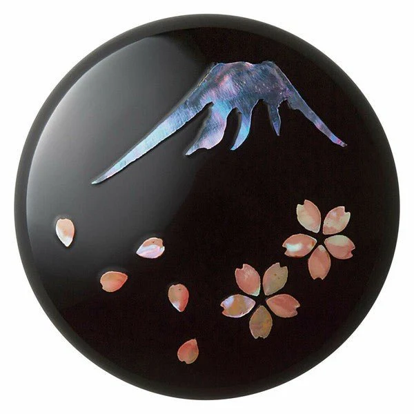 Takaoka Lacquerware Raden Finish Shachihoko Emblem Seal Ink Pad / Shachihata - Image 4