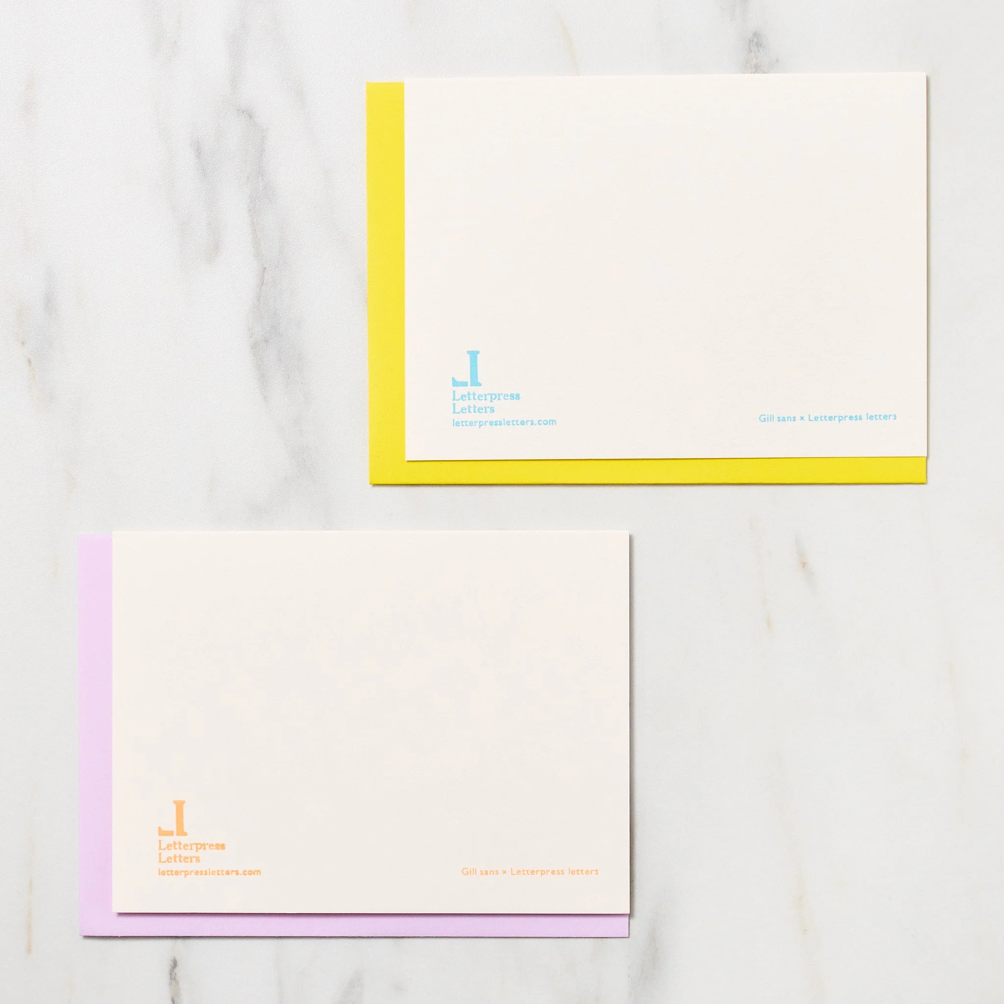 "Thank You I Owe You One" Greeting Cards / Letterpress Letters - Image 4