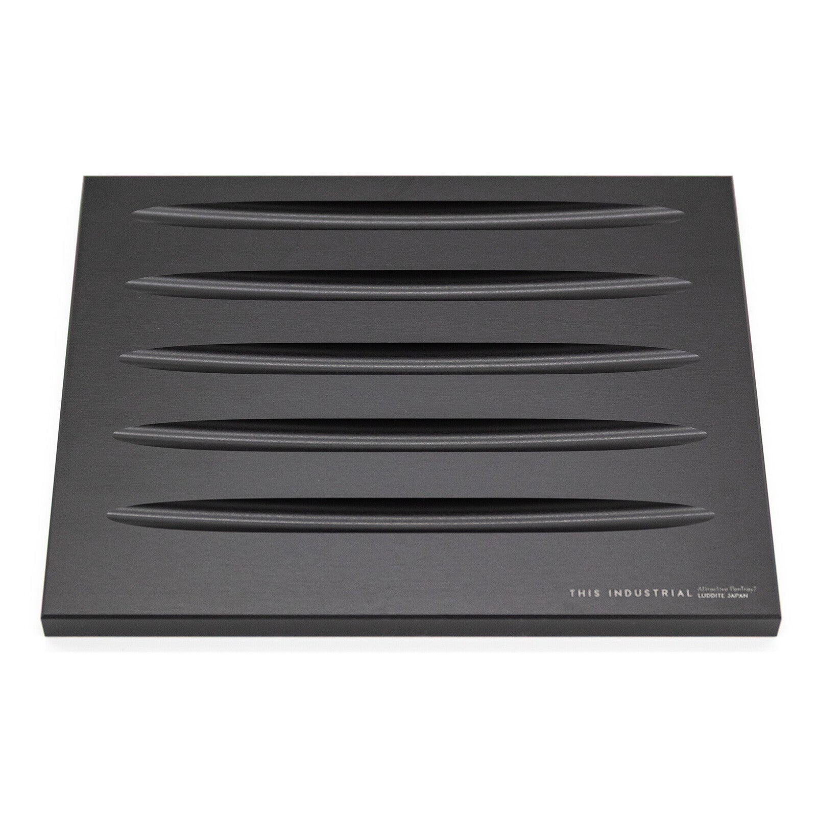 THIS INDUSTRIAL Attractive PenTray2 5-Slot Aluminum Pen Tray / Luddite - Image 4