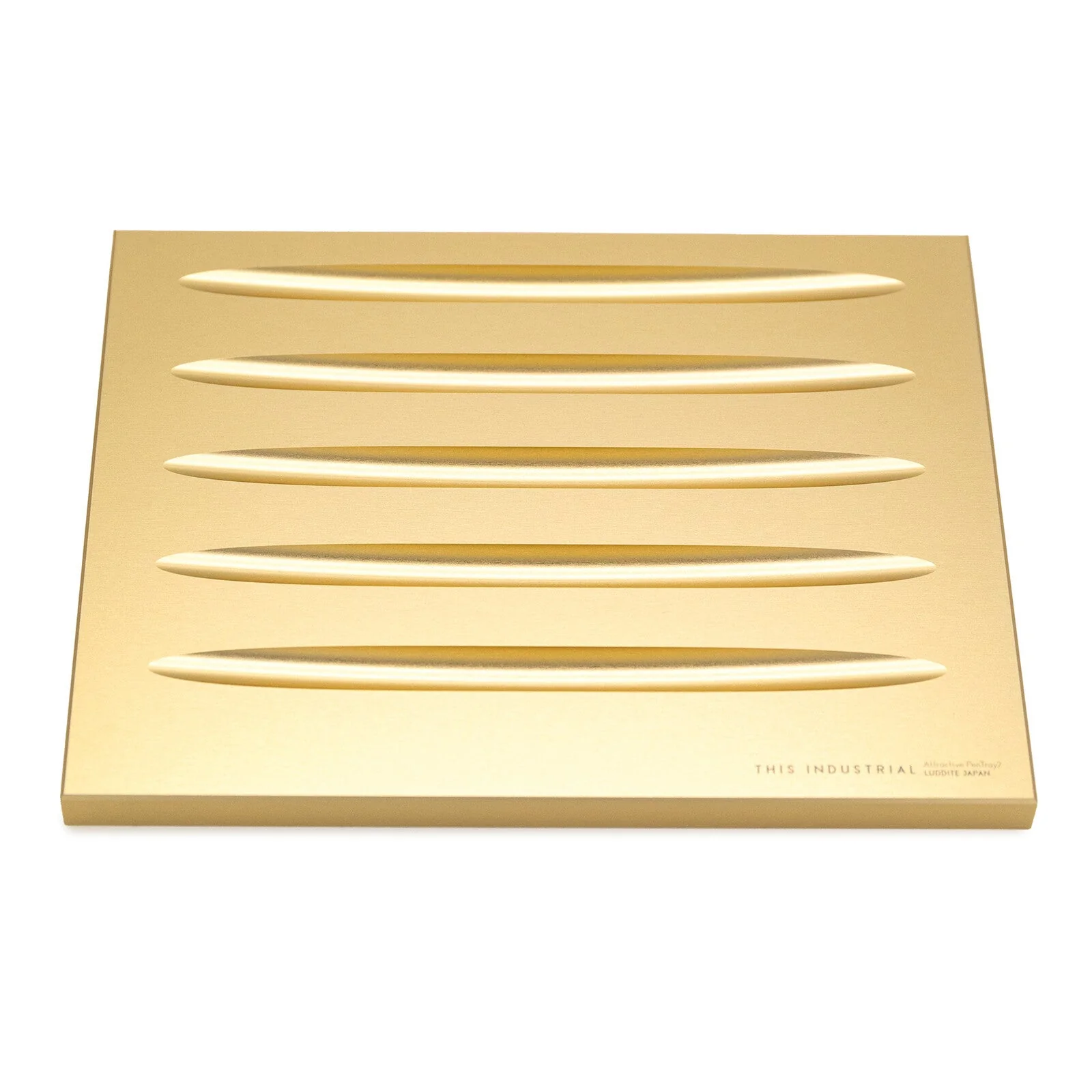 THIS INDUSTRIAL Attractive PenTray2 5-Slot Aluminum Pen Tray / Luddite - Image 5