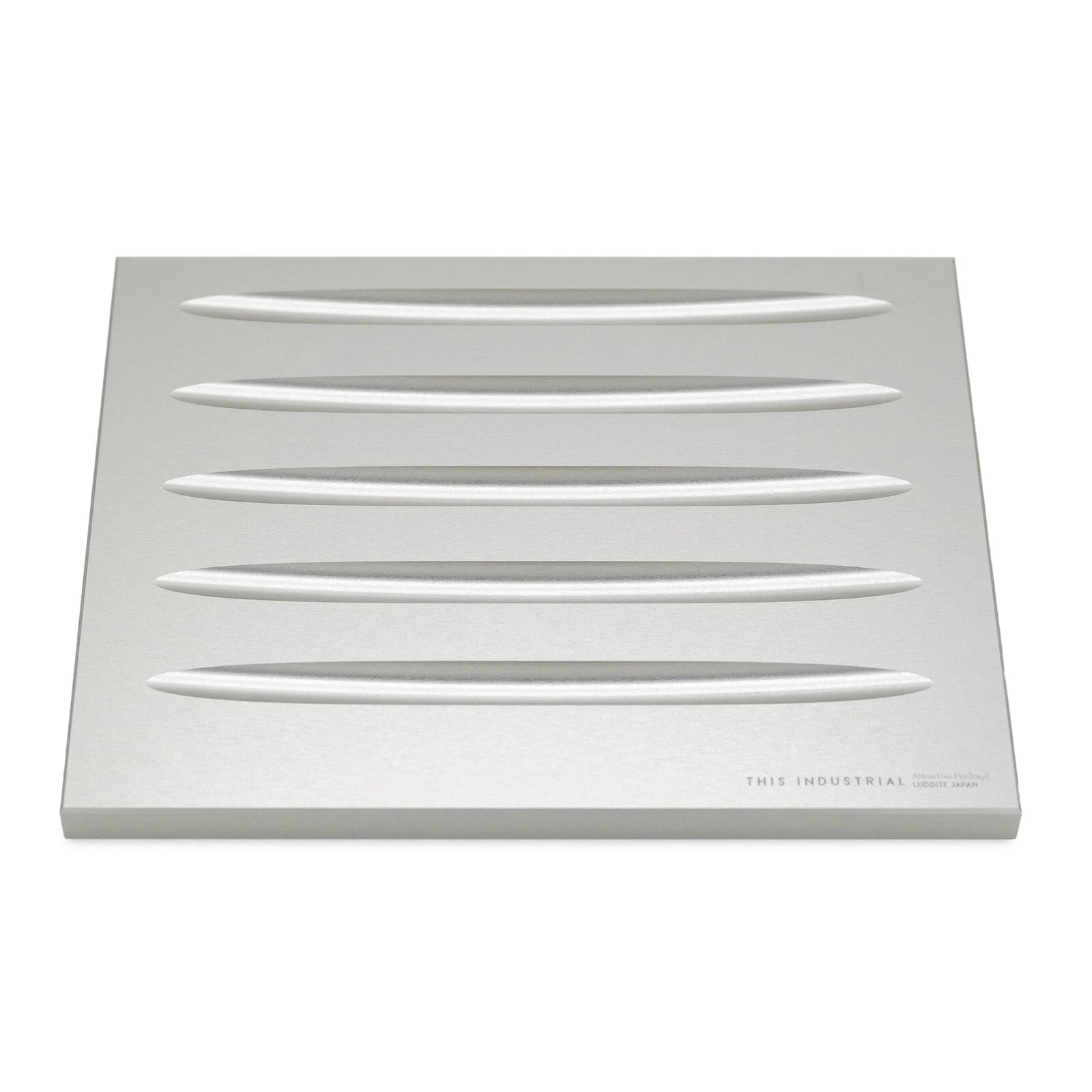 THIS INDUSTRIAL Attractive PenTray2 5-Slot Aluminum Pen Tray / Luddite - Image 6