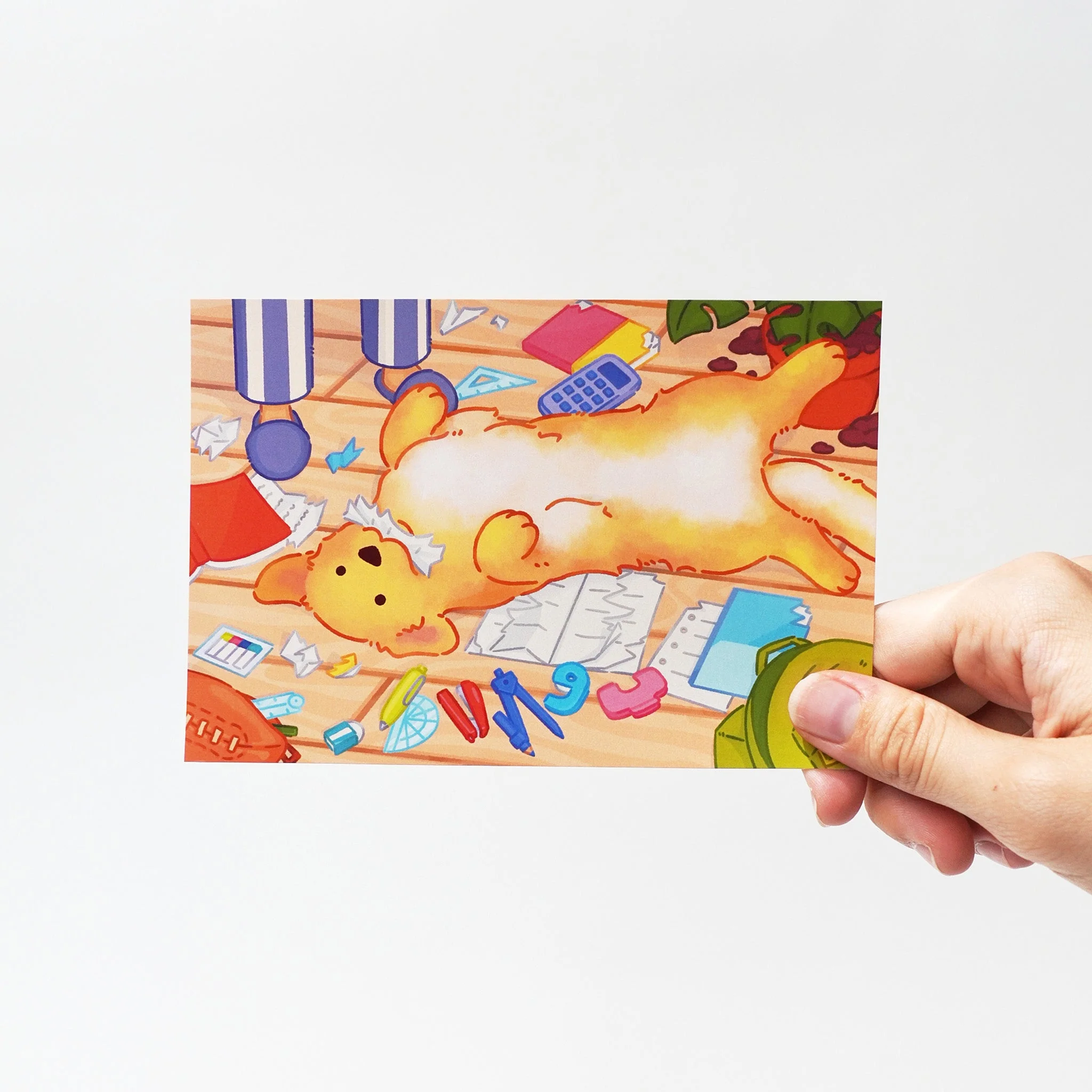 "Time to Play" Postcard by Maria / Bungu