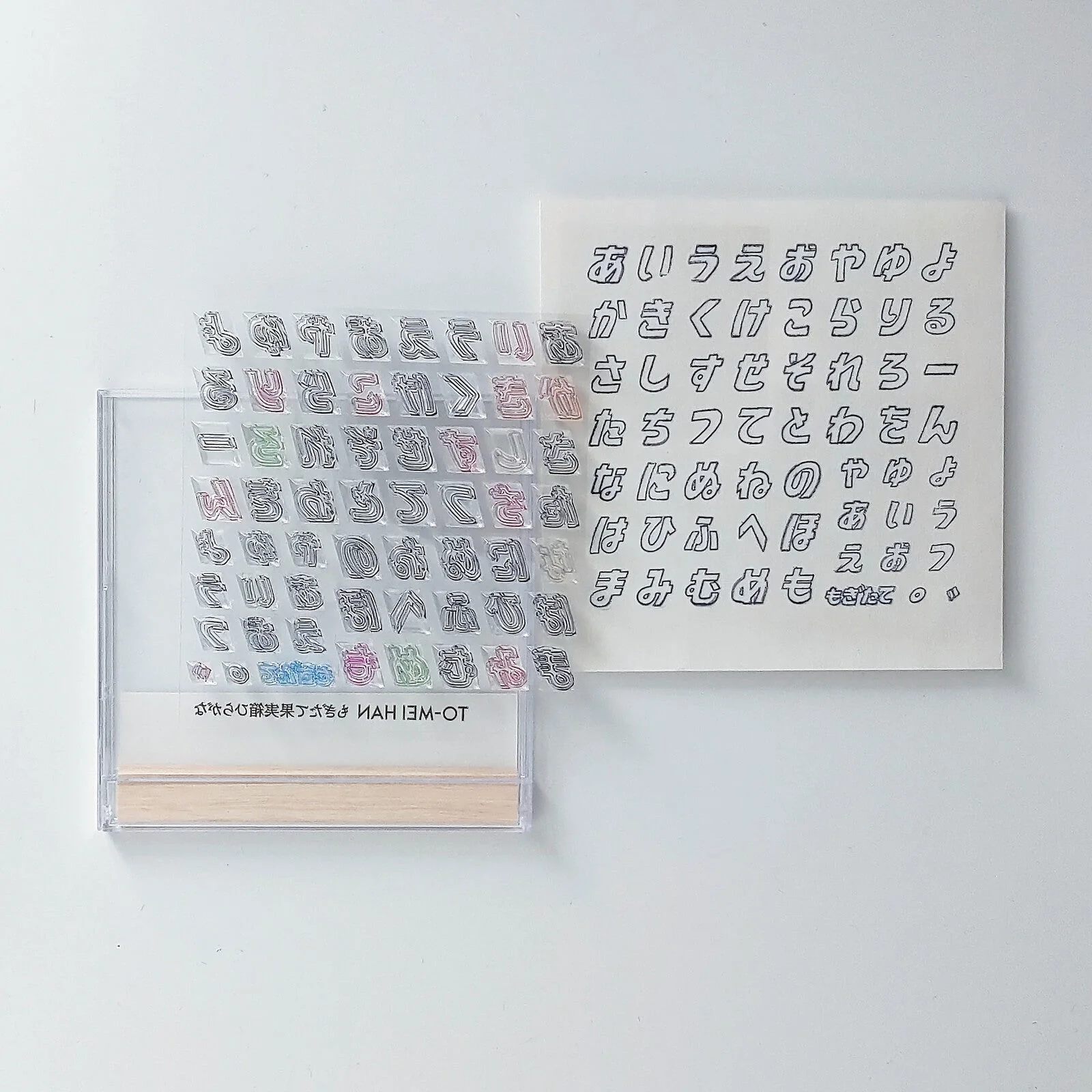 TO-MEI HAN Alphabet Clear Stamp / tri-gram - Image 12