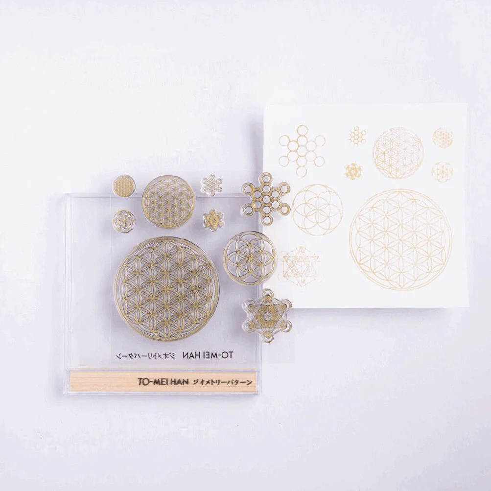 TO-MEI HAN Geometric Pattern Clear Stamp / tri-gram - Image 2