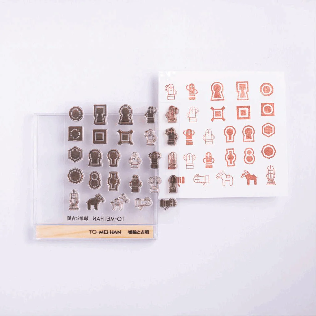 TO-MEI HAN Haniwa and Kofun Clear Stamp / tri-gram - Image 2