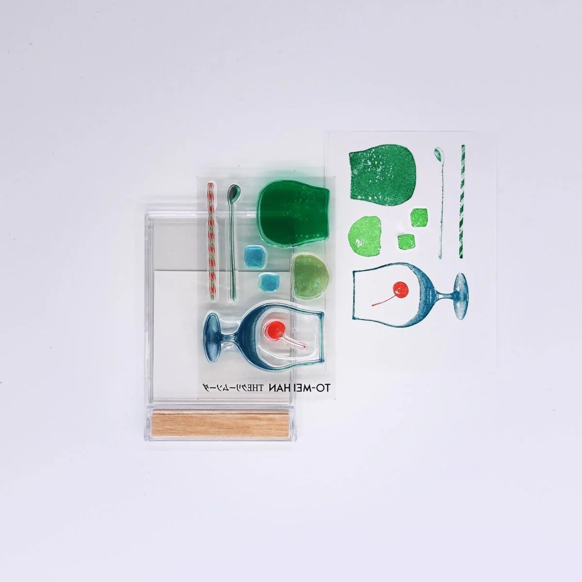 TO-MEI HAN Layered Clear Stamp / tri-gram - Image 9