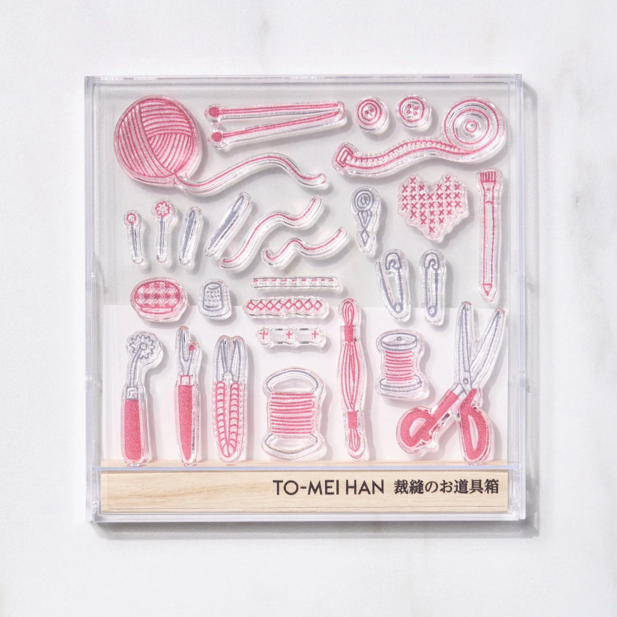 TO-MEI HAN Sewing Tool Box Clear Stamp / tri-gram