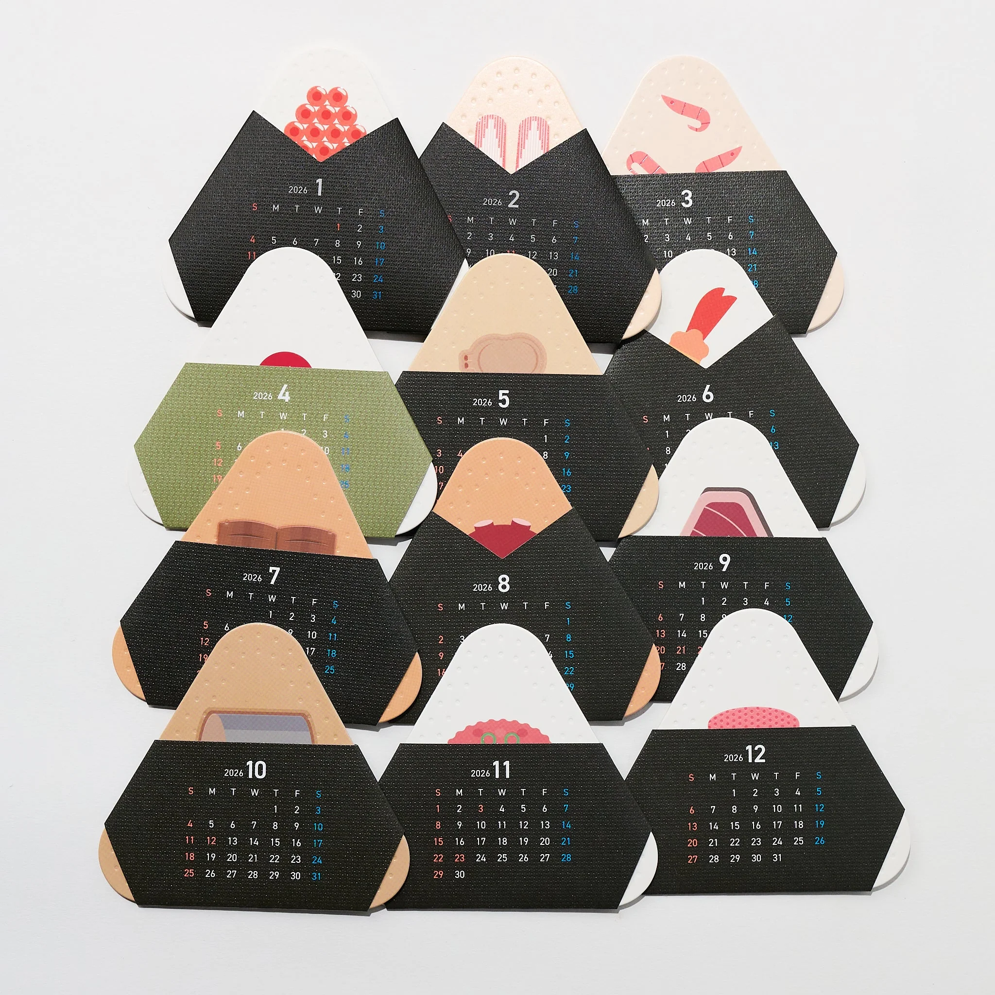 TOKYO TSUKIJI ONIGIRI CALENDAR 2026 / ICHIKUDO - Image 2