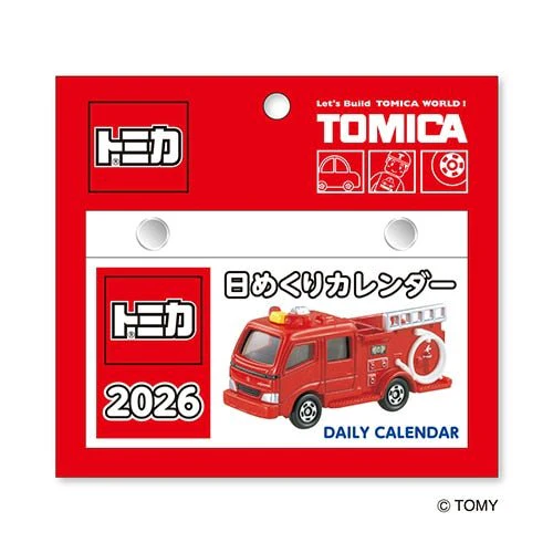 Tomica Daily Calendar 2026 / Shin Nihon Calendar