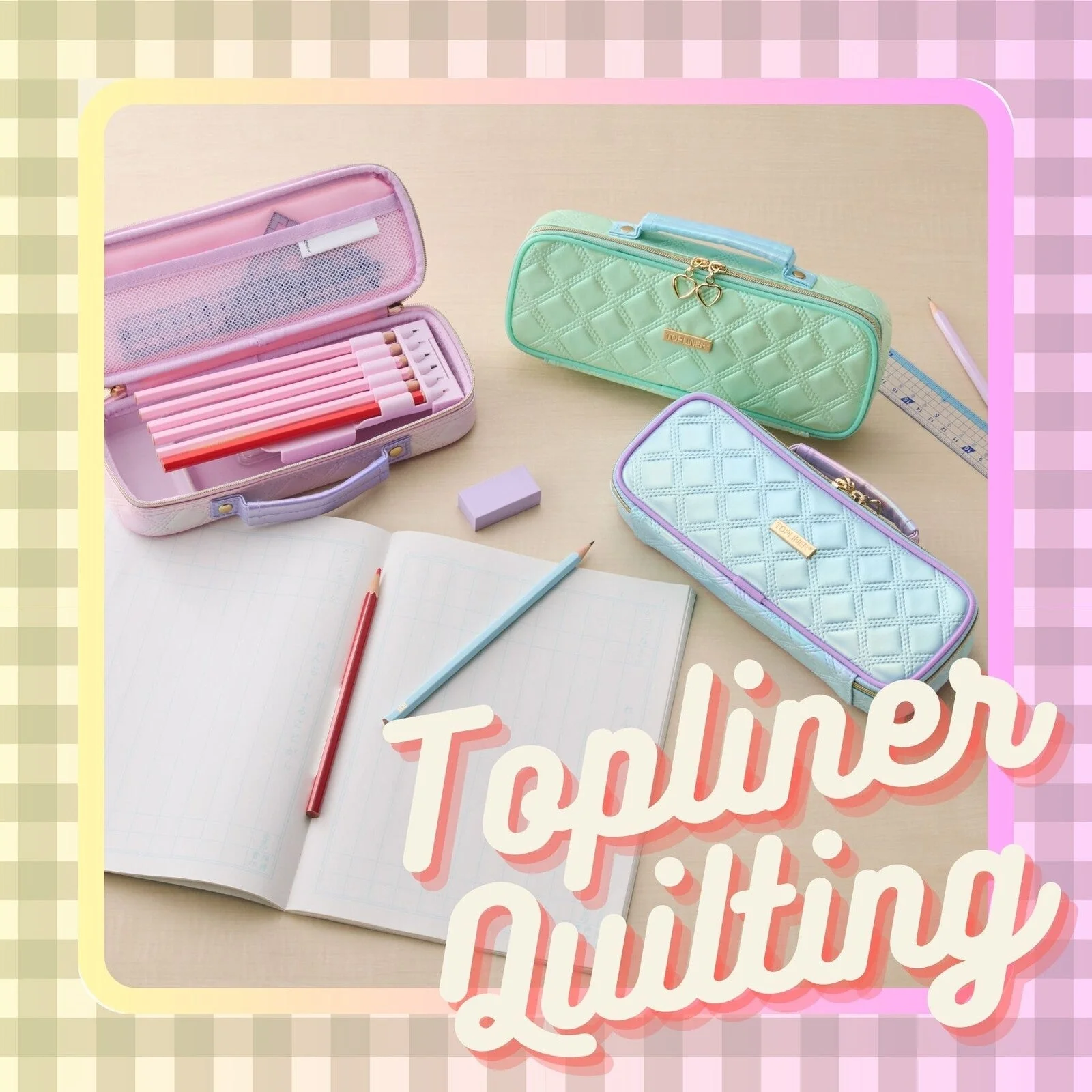 Top Liner Quilted Pen Case / Raymay Fujii - Image 5