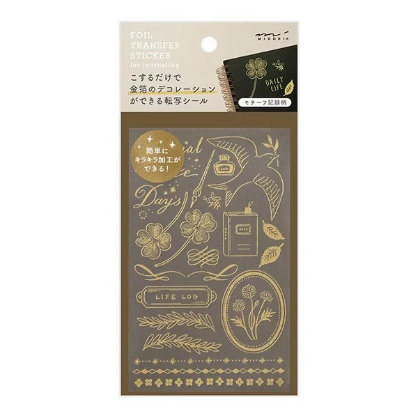 Foil Transfer Stickers / MIDORI - Image 4