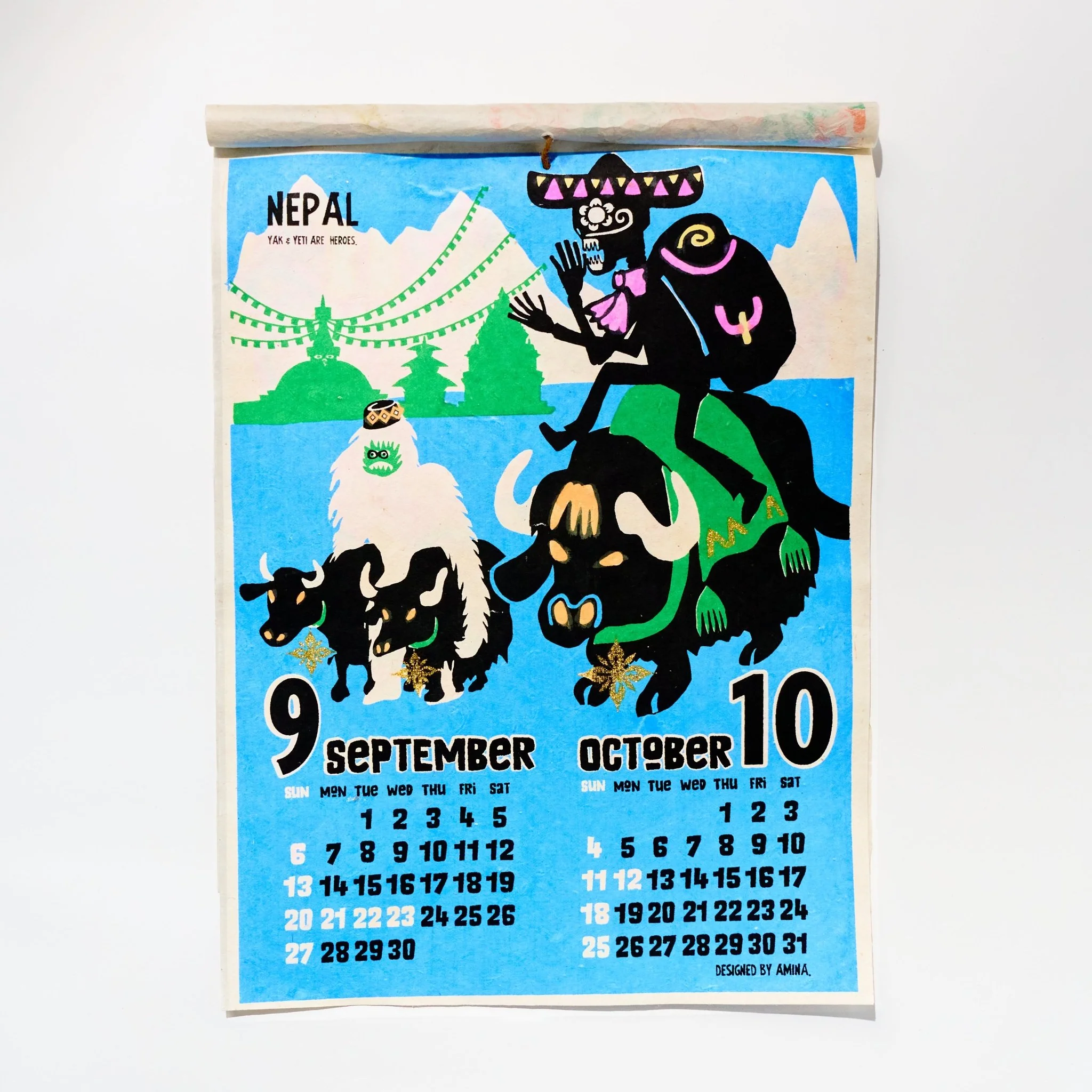 Traveling Calavera Calendar 2026 Designed by Amina / Amina Collection Co., Ltd. - Image 3