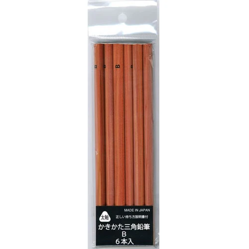 Triangular Wooden Pencils / Kita-Boshi Pencil