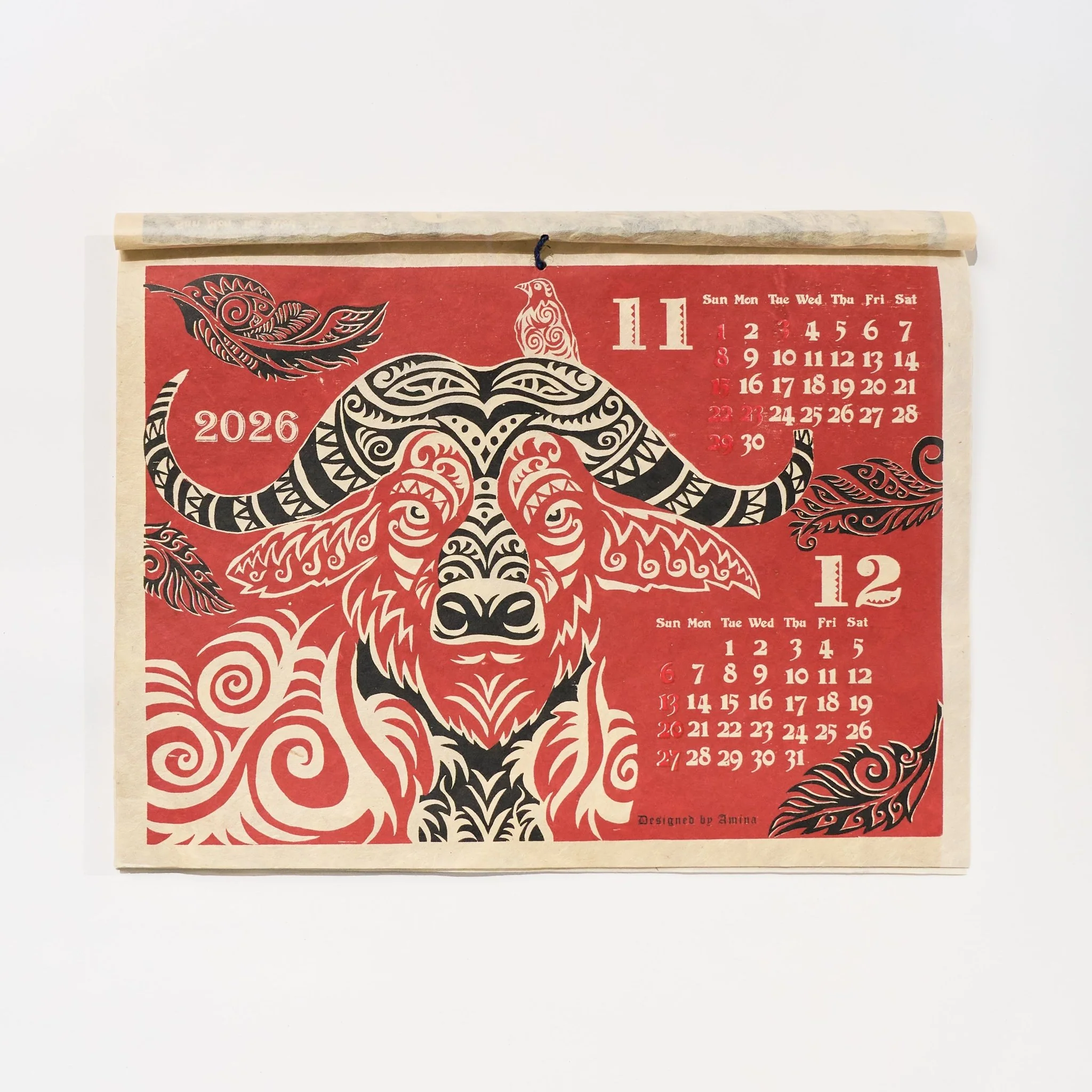 Tribal Animals Calendar 2026 Designed by Amina / Amina Collection Co., Ltd. - Image 4