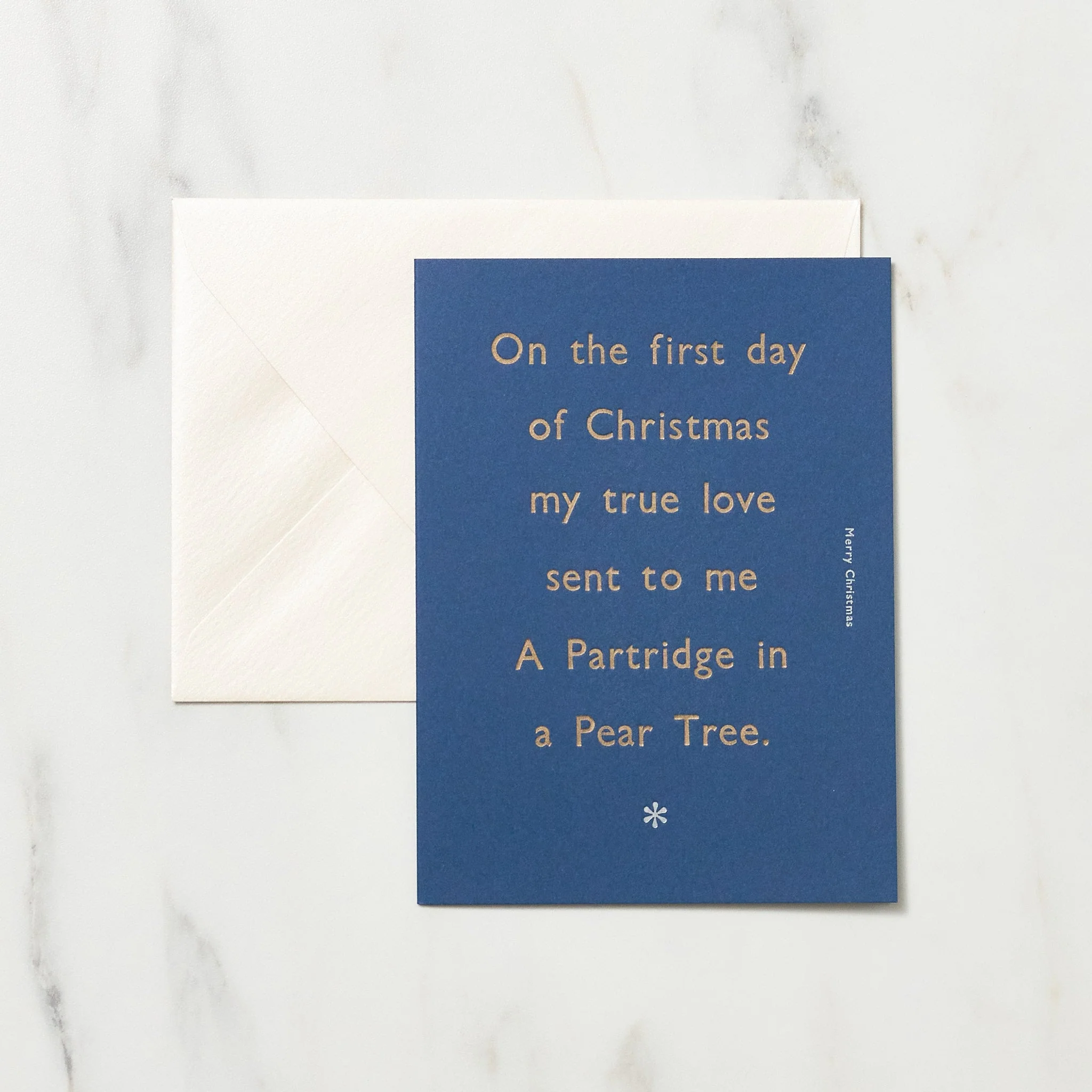 "Twelve Days of Christmas" Christmas Card / Letterpress Letters - Image 3