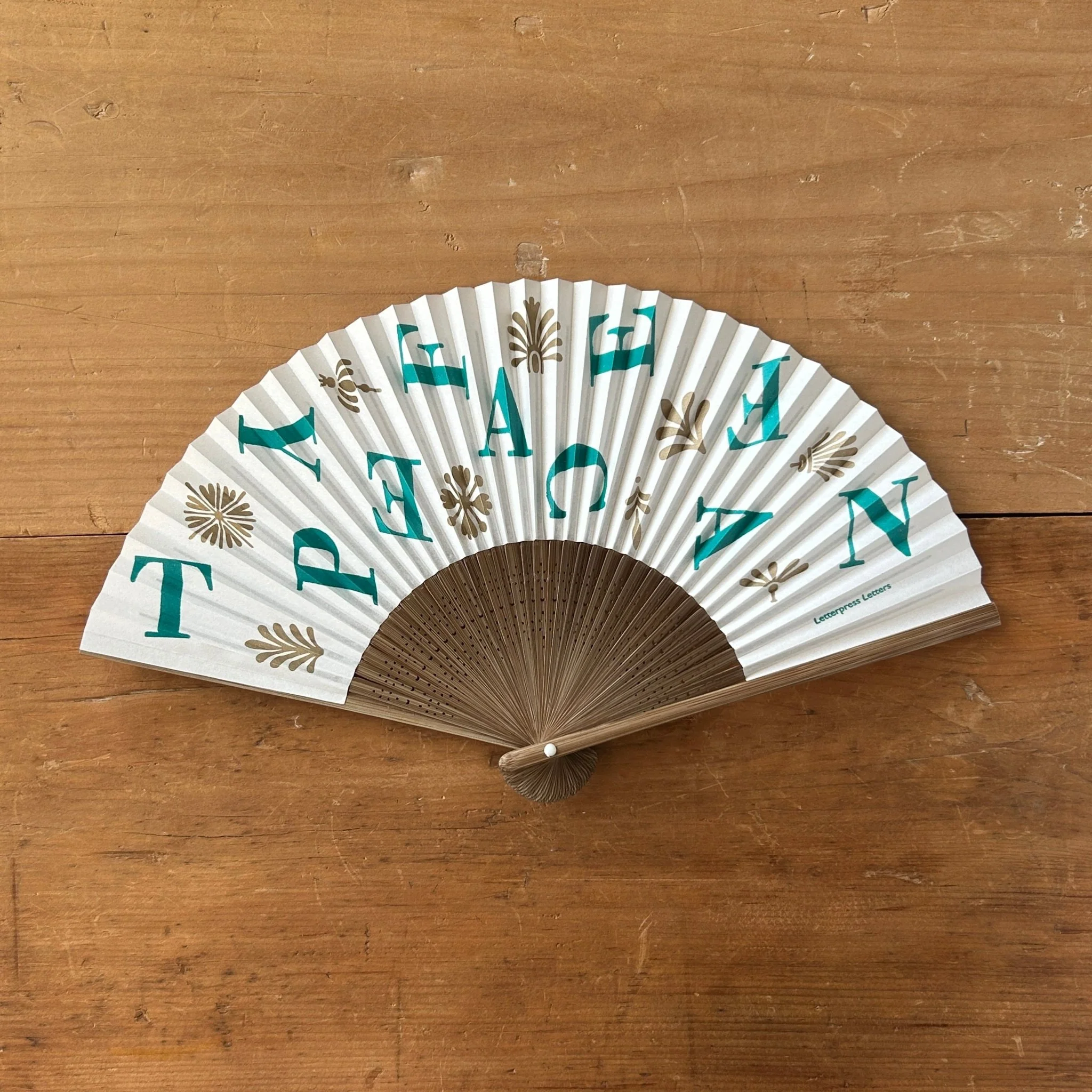 Typeface Fan (Bodoni) / Letterpress Letters - Image 4