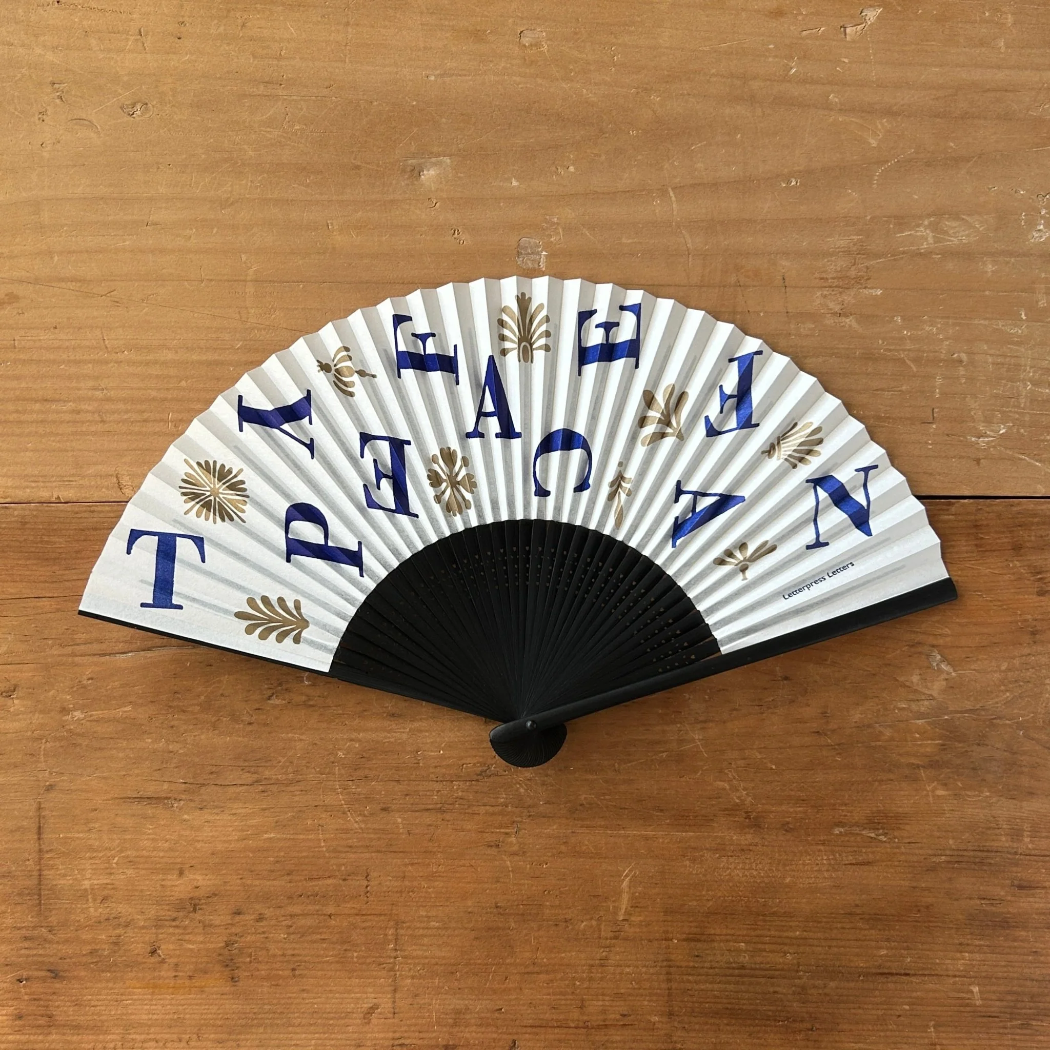 Typeface Fan (Bodoni) / Letterpress Letters - Image 7