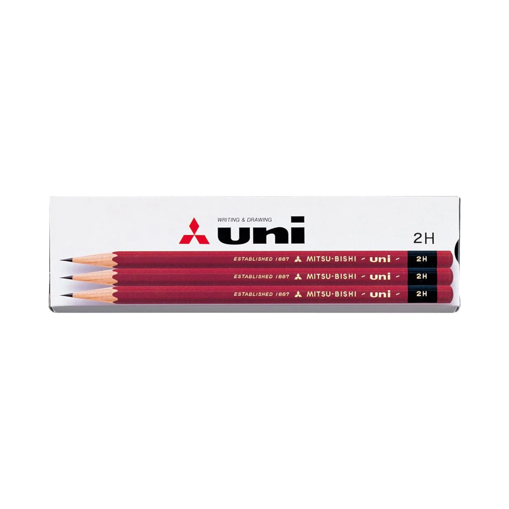 uni Wooden Pencils 1 Dozen Pack / uni Mitsubishi Pencil - Image 2