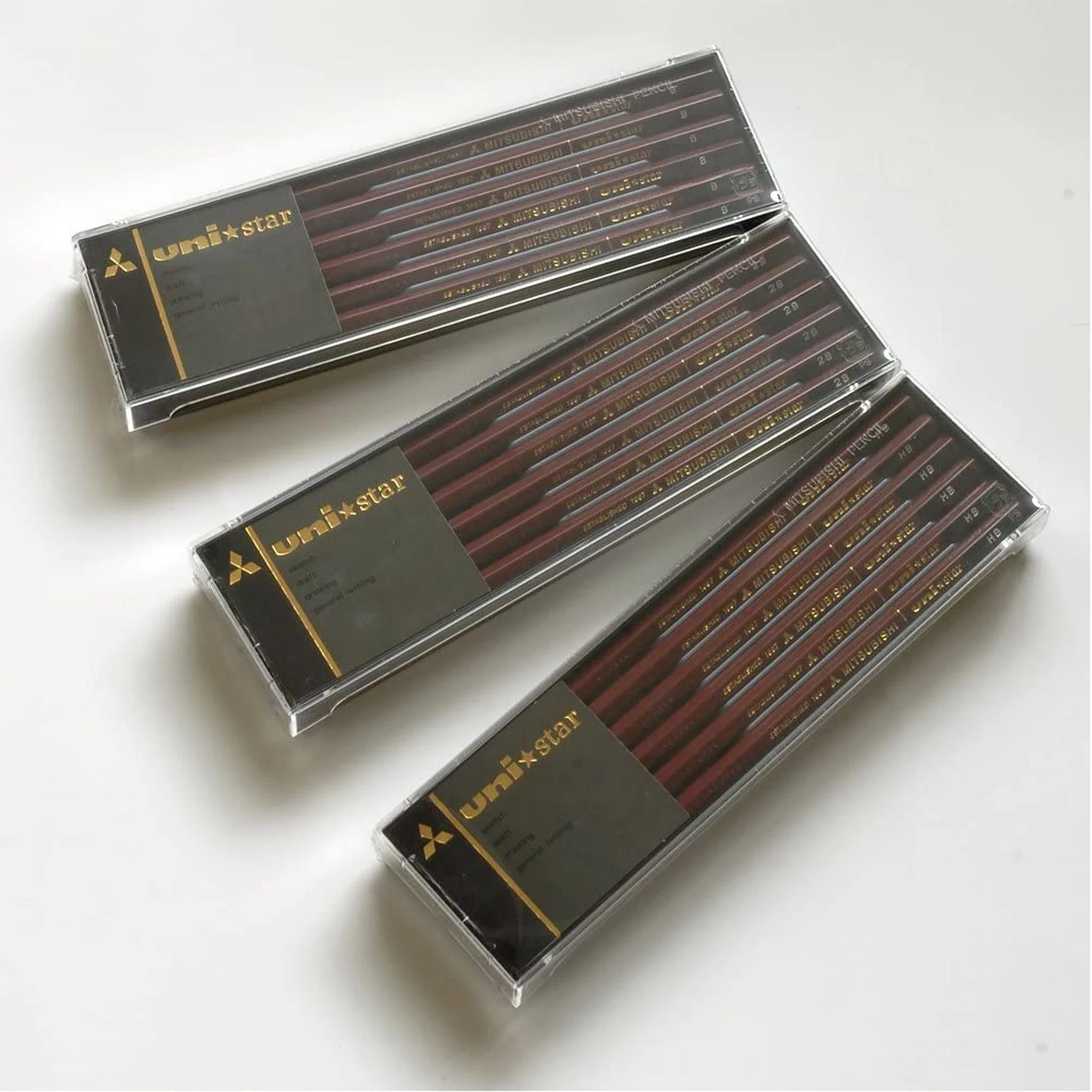 uni Star Wooden Pencil 1 Dozen Pack / uni Mitsubishi Pencil - Image 7