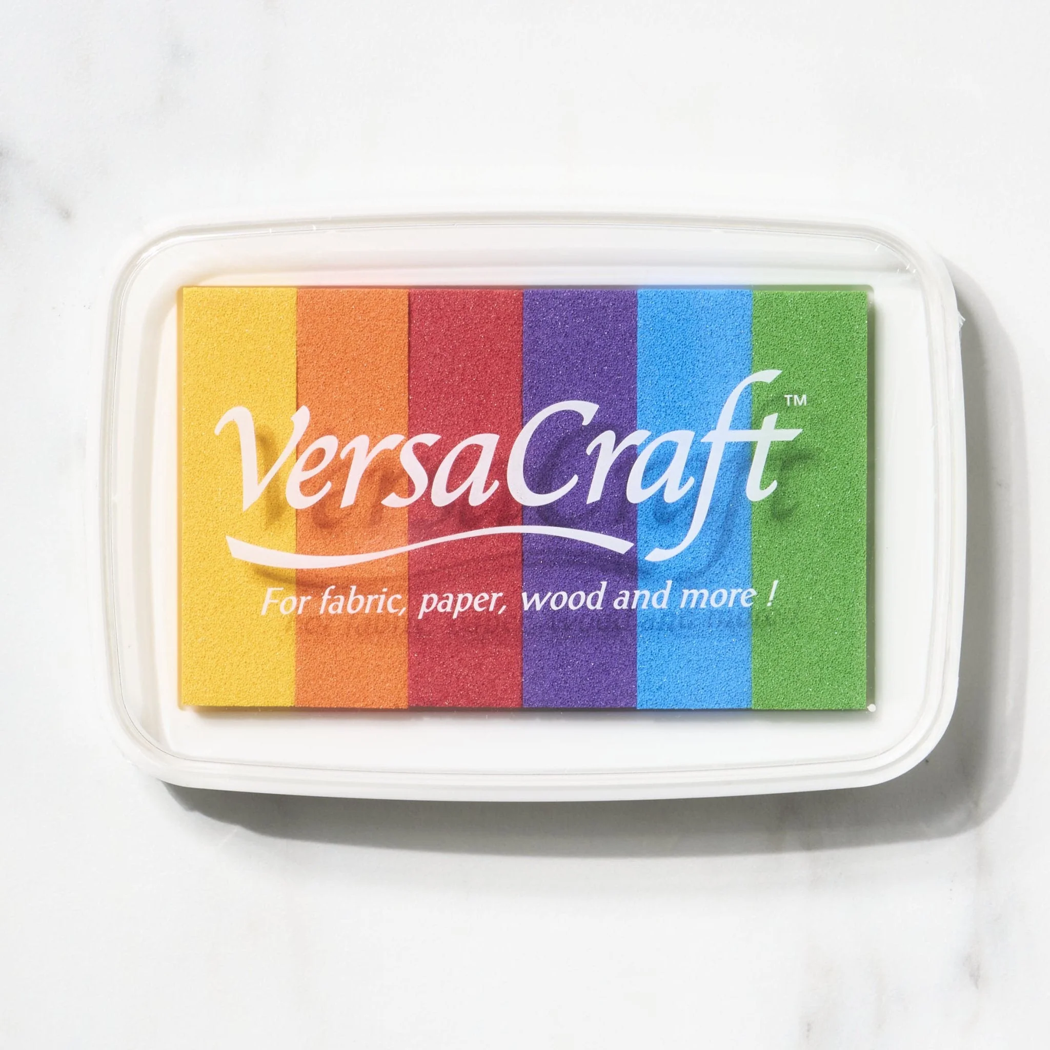 VersaCraft L Size 6 Color Rainbow Stamp Pad / Tsukineko