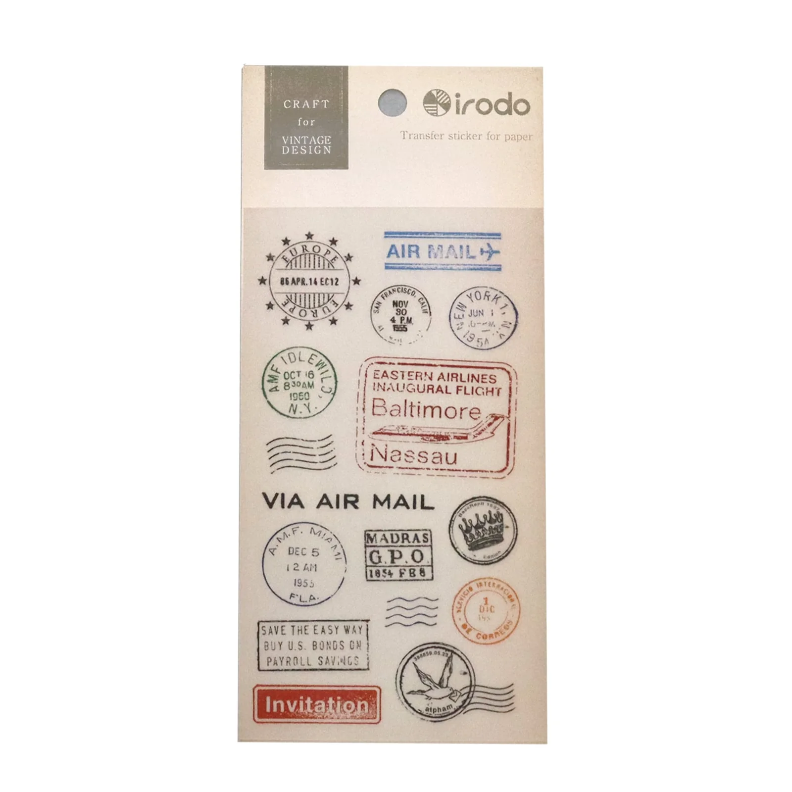 Vintage Journal Sticker Set / irodo - Image 4