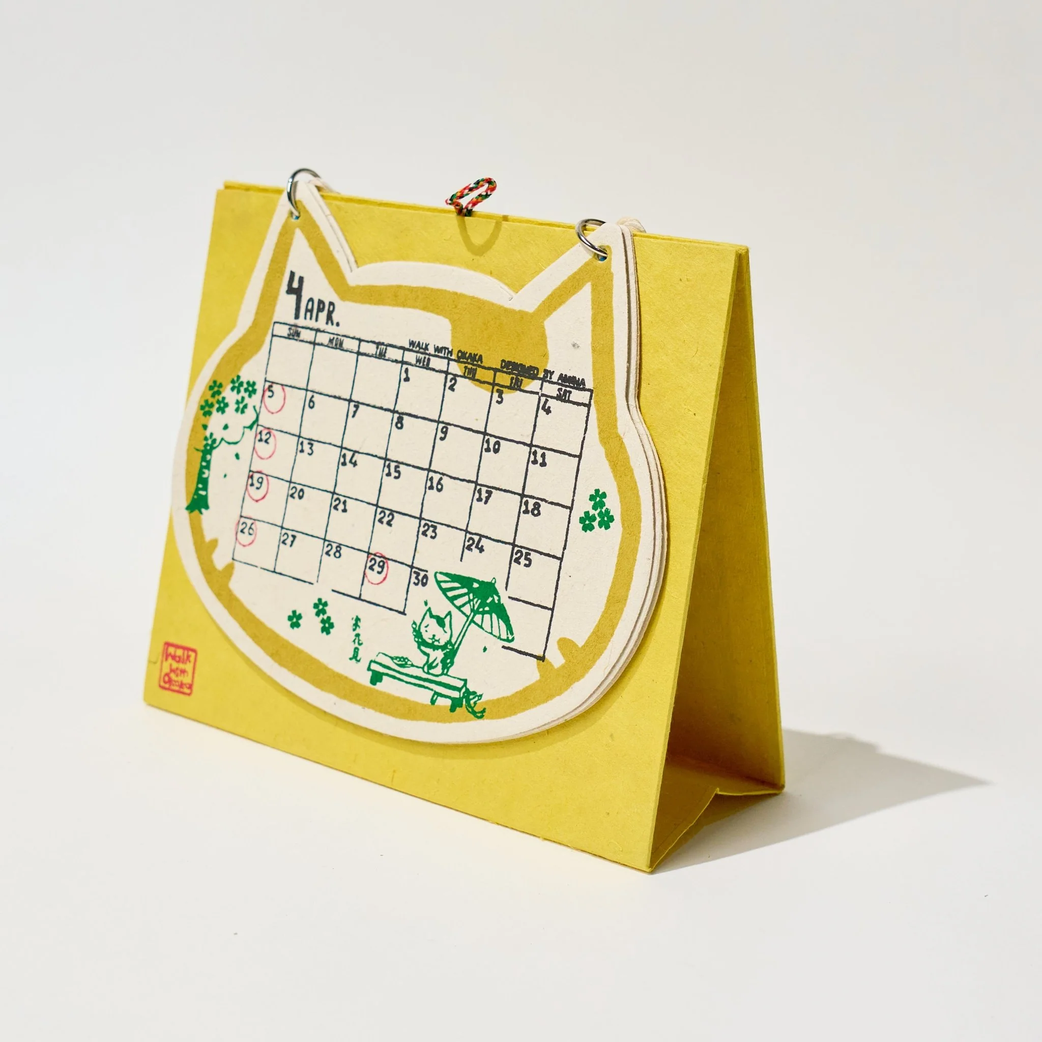 Walk with Okaka Desk Calendar 2026 Designed by Amina / Amina Collection Co., Ltd. - Image 6