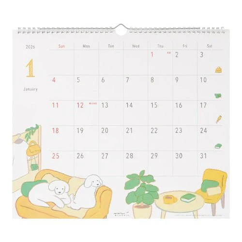 Wall Calendars 2026 / MIDORI