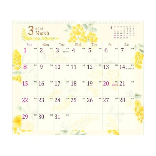 Wall Calendars 2026 / MIDORI - Image 17