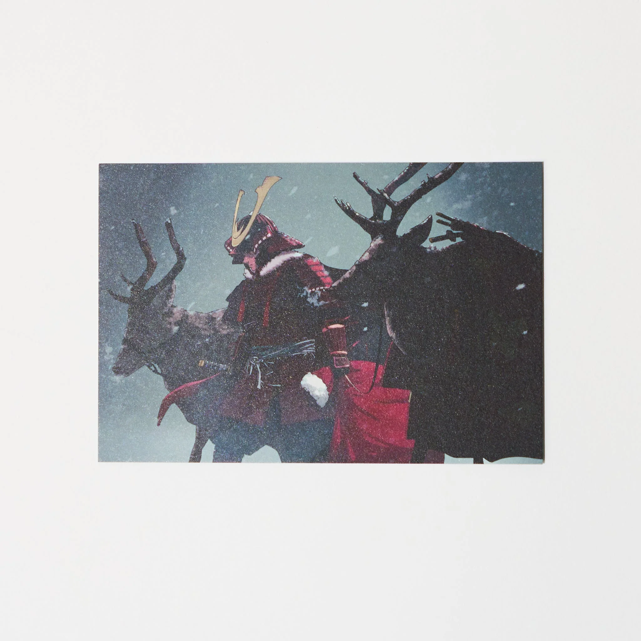 "Warrior of the North Pole" Washi Postcard by Nitnglll / Bungu - Image 3