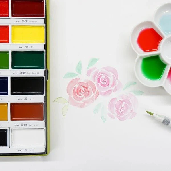 Gansai Tambi Watercolor Set / Kuretake - Image 7