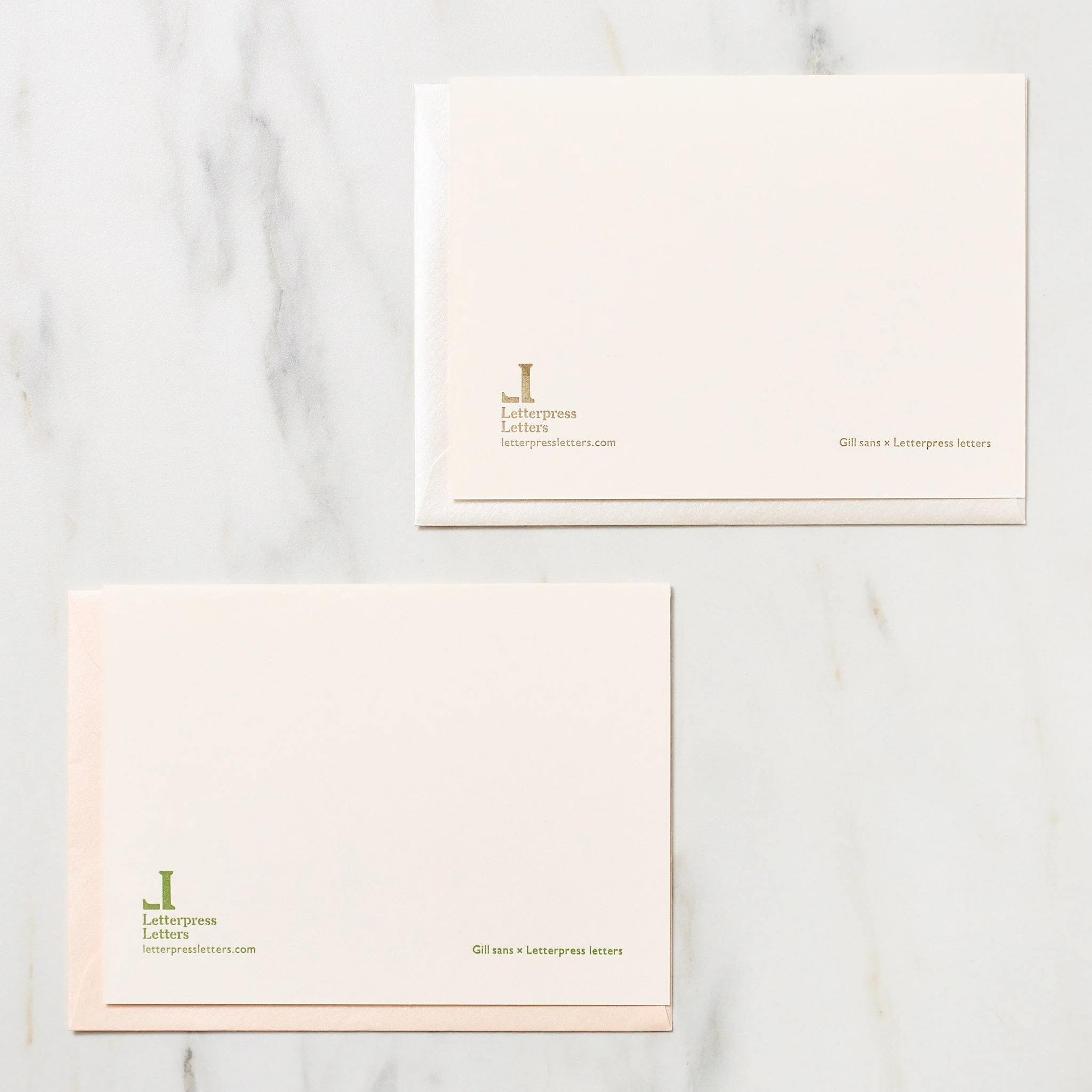 "Wishing You Lots of Love" Greeting Cards / Letterpress Letters - Image 4
