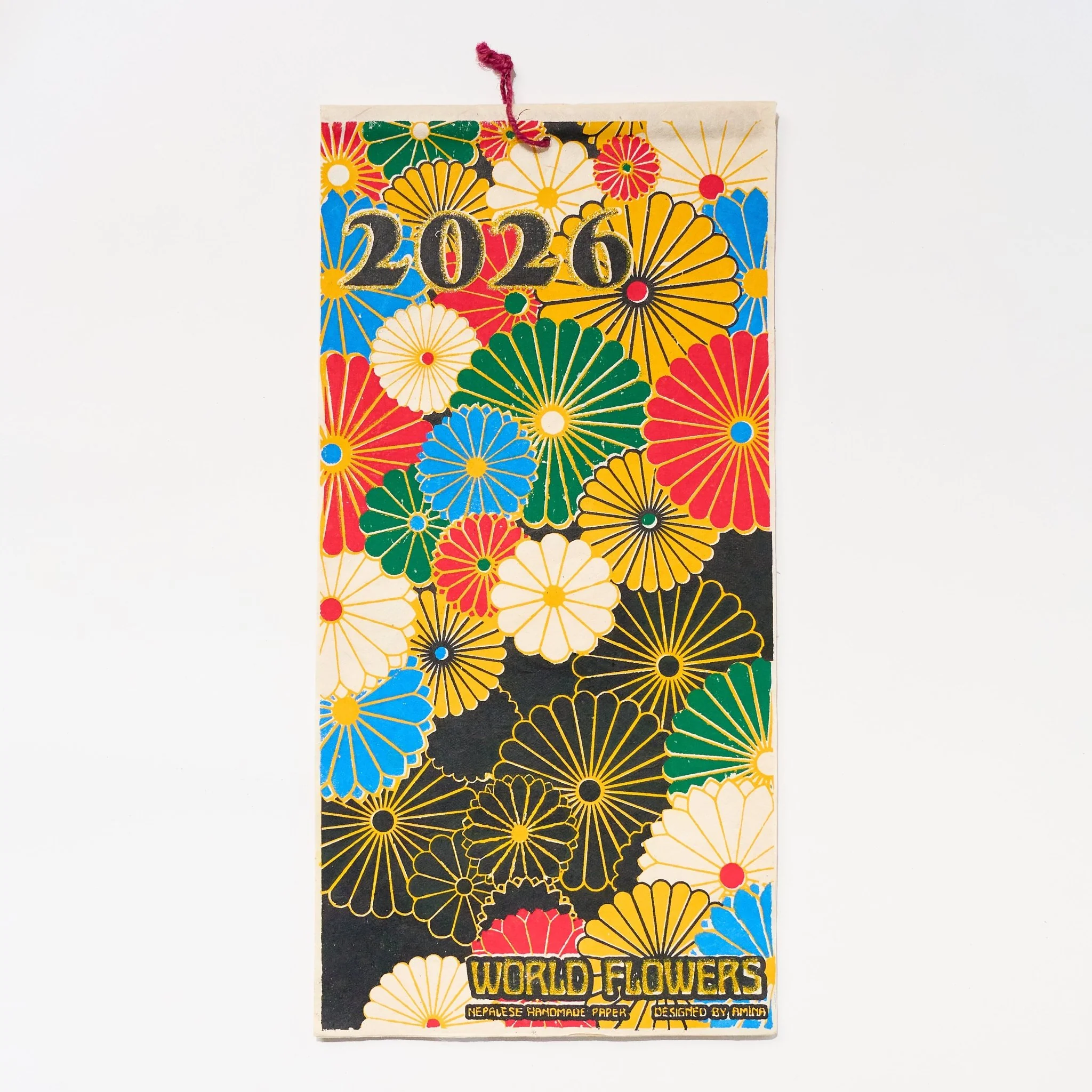 World Flowers Calendar 2026 Designed by Amina / Amina Collection Co., Ltd.