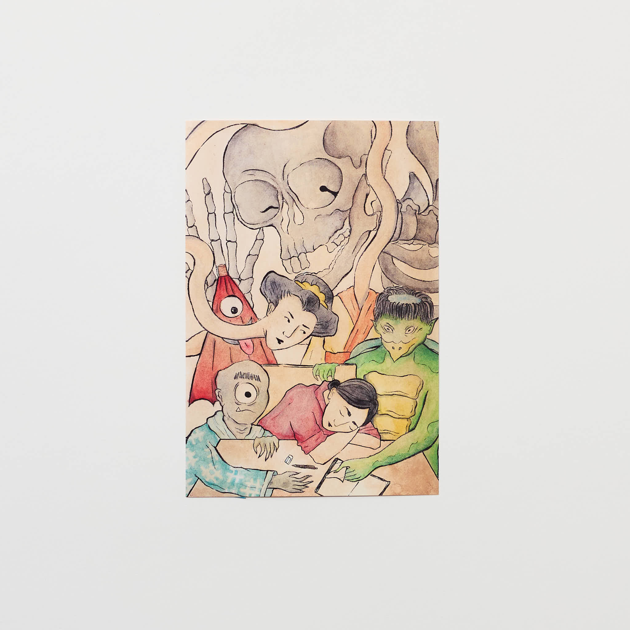 "Yokai Halloween 1" Postcard by Jessie / Bungu - Image 4