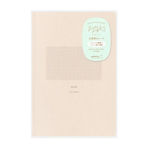 Yuru Log 2mm Grid Notebook / MIDORI