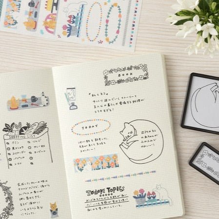 Yuru Log 2mm Grid Notebook / MIDORI - Image 3