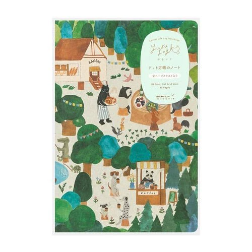 Yuru Log B6 Illustrated Notebook / MIDORI