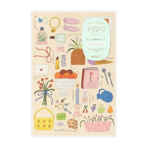 Yuru Log B6 Illustrated Notebook / MIDORI - Image 10