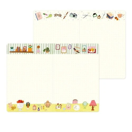 Yuru Log B6 Illustrated Notebook / MIDORI - Image 11