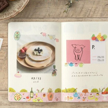 Yuru Log B6 Illustrated Notebook / MIDORI - Image 12