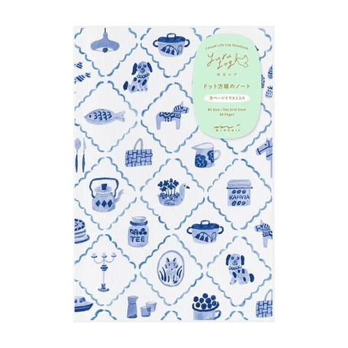 Yuru Log B6 Illustrated Notebook / MIDORI - Image 17