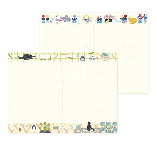 Yuru Log B6 Illustrated Notebook / MIDORI - Image 6