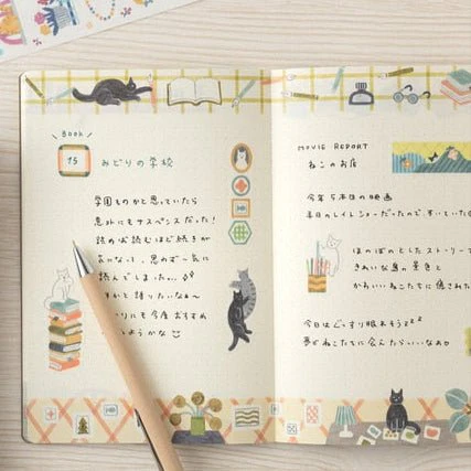 Yuru Log B6 Illustrated Notebook / MIDORI - Image 7