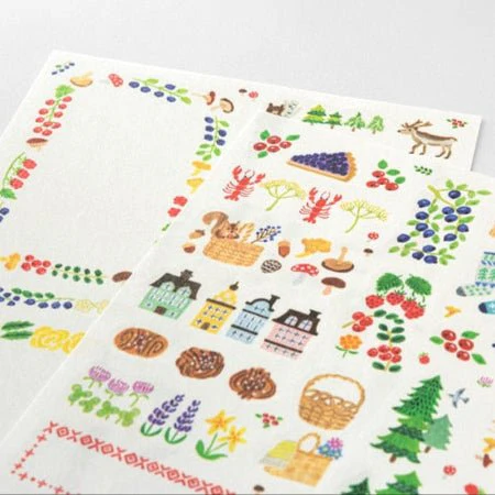 Yuru Log Stickers / MIDORI - Image 12