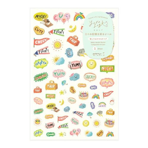 Yuru Log Stickers / MIDORI - Image 20