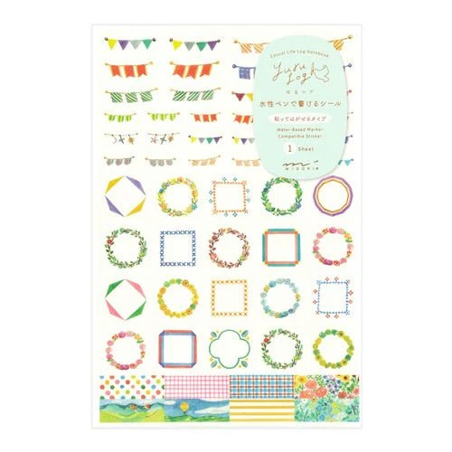 Yuru Log Stickers / MIDORI - Image 22