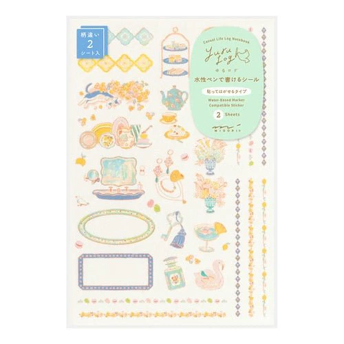 Yuru Log Stickers / MIDORI - Image 24