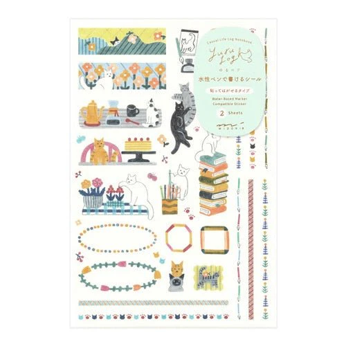 Yuru Log Stickers / MIDORI - Image 6