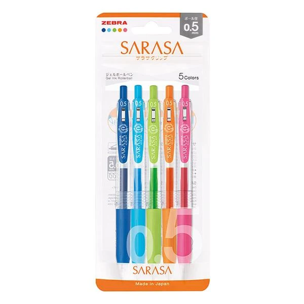 Sarasa Clip Gel Ink Pen Set / Zebra - Image 2