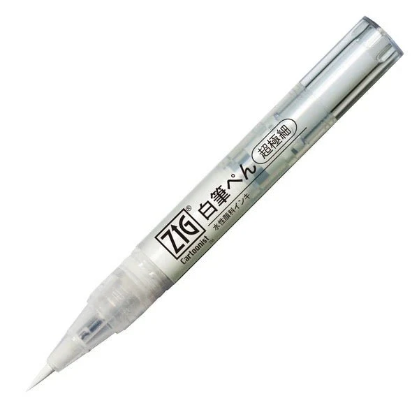 ZIG Cartoonist White Brush Pen CNBW-02S / Kuretake
